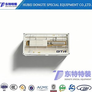 [Hot Item] Cryogenic ISO Tank Container T75 Design Industrial Gas Transport, Manufacturer Direct Sale