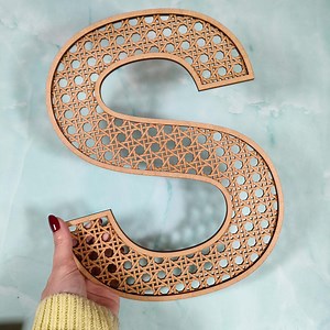 Boho Wall Art, Wooden Letters, Boho Wedding Decor, Rattan Decor, Rustic Wedding Decor, Wooden Name Sign - Etsy