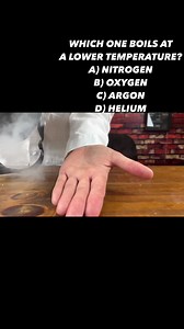 Splashing Liquid Nitrogen on my hand 🤯 #Chemistry #LiquidNitrogen #LN2 #ASMR | Chemical Kim
