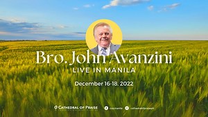 Welcome back Bro. John Avanzini! Join us in any of our campuses as Bro. John ministers to us in all services on Dec. 16-18. See you, COP! | Cathedral of Praise
