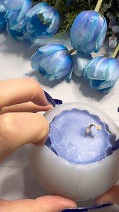 Blue Lantern candle 💎💙🦋 #candle #candles #asmr #diy #candlemaking #candlebusiness #homedecor #ecocandles #candlemakingbusiness #eco #bio #home #homecandles #blue #lantern | Ashera Candles