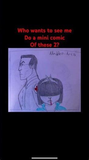 Mint and Medic. #tf2#art#comic#fnart#medic