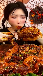 85K views · 1.3K reactions | Super delecious foods saved with pork belly with rice and special stir-fry pork skin - pork offal with pancake #asmr #mukbang #chinesefood | Mommy Eating | Facebook