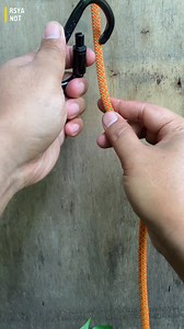 Italian hitch ✅#diy #tutorial #outdoor #knotlessbraids #climbing | Skill Jhon Outdoors