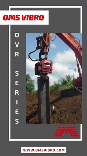 OMS Pile Driving Equiment - Excavator Mounted Vibro Hammer