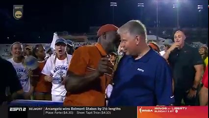 2.4K views · 53 reactions | CELEBRATION SHOWERS  ESPN2 #NCAATF x Texas Longhorns Track & Field/Cross Country | NCAA Track & Field | Facebook