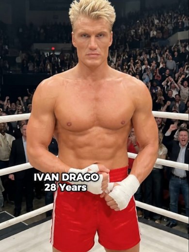 80s Action Heroes: Then & Now (Ivan Drago, Chuck Norris, Bruce Willis)