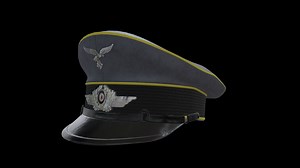 German Luftwaffe Crusher Cap - 3D model by KILLAGEAR (@thomastopfer)