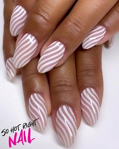 #sohotrightnail #stripenails #nailarttrends⁣ #nailstagram #nailartinspo #nailporn #mondayinspiration #nails #nailsofinstagram💅 #NOTD #whitestripes | So Hot Right Nail