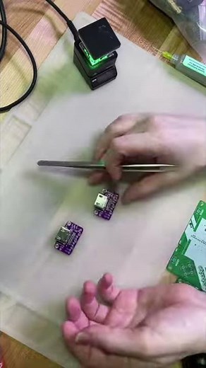 DVI Breakout friend for RP2040 video experimentation time lapse