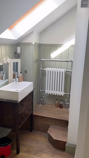 2.2K views · 76 reactions | Our Airbnb in Windsor had this cute hidden attic room. I didn't open the tiny doors though - not going to let the ghosts out! #dtseurope | Denise Duffield-Thomas | Facebook