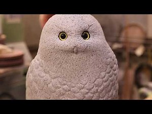 Sierra White® Granite Owl Sculpture