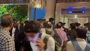 Public agited and huge disturbance at Mumbai terminal 2 gate 40B after air india express flight of Goa diverted to Bhubaneswar and Goa flight delayed from 18 hrs to 21.45 Hrs . Passengers accusing airline of misinformation and mismanagement. | Goa News Hub