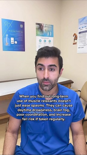 When Muscle Relaxants Cause More Than Muscle Relaxation Most commonly prescribed muscle relaxants are centrally acting skeletal muscle relaxants. They do not act directly on muscle. They reduce muscle tone by depressing brainstem and spinal cord activity. 💊 Drugs in this class This includes cyclobenzaprine, carisoprodol, methocarbamol, metaxalone, chlorzoxazone, orphenadrine, tizanidine, and baclofen. 🧠 Drowsiness and brain fog These drugs are CNS depressants. Common effects include sedation,