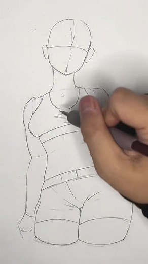 How to draw female torso. How to draw female body. How to draw the upper body. Anatomy and proportion study. #howtodraw #tutorials #anatomy #body #drawing