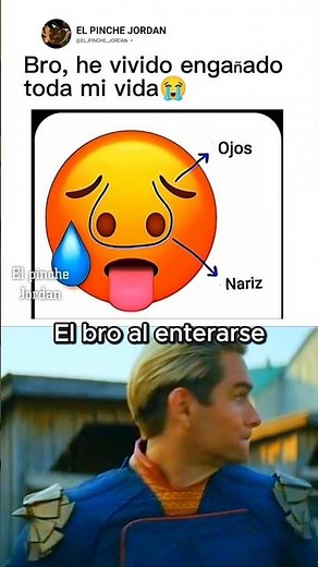 Tenia nariz 😱