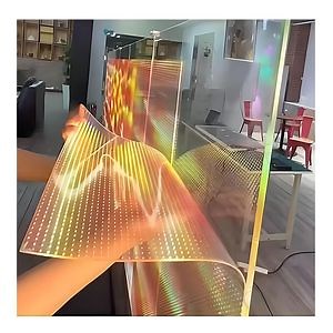 [Hot Item] Outdoor Indoor Transparent LED Film Display Transparent Panels LED Flexible Strip Display Screen