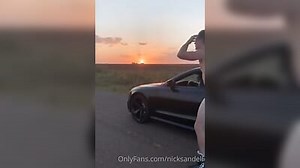 Rollerblading and hanging out bare in the middle of nowhere Nick Sandell