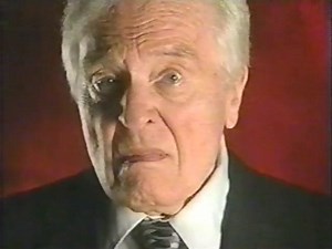 Angus Scrimm promotes Aqua Teen Hunger Force Halloween Marathon in 2004 | Horror Ads