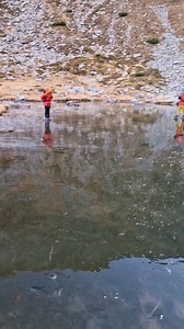 Lacul Iezer din Munții Rodnei înghețat 😍 | TERRAMONT