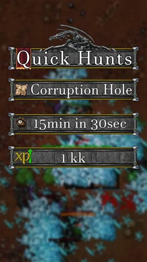 Corruption Hole by 283 ED | 1kk raw exp #tibia