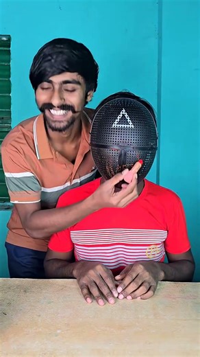 Lipstick Fun with small Brother 🧑 #funny