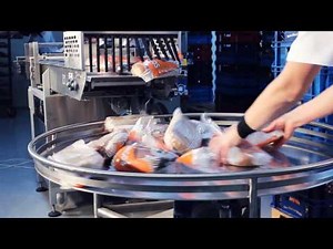 Dovaina DPP Semi automatic bread slicing and bagging.