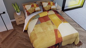 Feelyou Anchor Decor Bedding Set Twin Size Kids Ocean Nautical Voyage Comforter Cover Set for Boys Girls Sailboat Printed 100% Cotton Duvet Cover Marine Themed Bedspread Cover Room Decor Quilt Cover