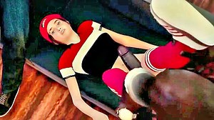 Online Streaming And Download Of Ellie Williams Hentai Porn Video Featuring Pizza Delivery And Interracial Encounters - XXXBP