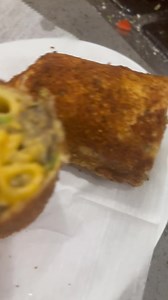 Deep fried macaroni and cheese, Philly steak, onions, and peppers | Taste of Italy - Latham, NY