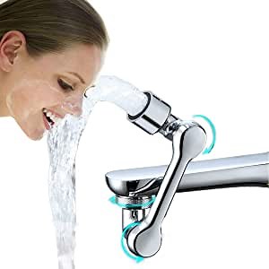 1080°Rotating Faucet Extender, Universal Dual Mode Rotating Splash Filter Faucet, Robotic Arm Water Nozzle Faucet Adaptor,Splash Filter Kitchen Tap Extend - Amazon.com