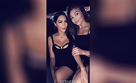 With their eyes on the Uber driver, the sluts Lela Star and Ruby Havoc give him the best pov threesome with big tits and blowjobs