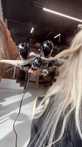 Worst client ever 😜 @Jessi • JZ Styles @Bloom Nutrition #blonde #blondehair #blondehairextensions #hairstyle #jzstyle | Mama Style