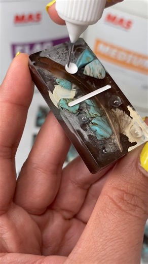 🪶🩵 Earthy Turquoise Resin Domino Set NOW AVAILABLE .. www.AnniesArtStudioShop.com 💦RESIN: MAS Epoxies “AnniesArt” to save plus free shipping #resin #resinartist #resinart #art | Annie's Art Studio