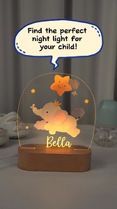 Cute personalized acrylic lamp with name and date of birth. With this sweet personalized lamp you are guaranteed to shine at any celebration. | Callie Gifts | Facebook