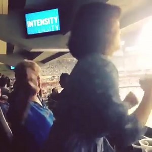 The girl that only goes to baseball games to dance. (Obviously I'm a dancing fool today). My grandma hits my butt. | Melissa Villaseñor