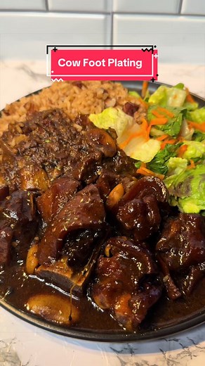 Cow Foot Plating: Plate Dinner With Me