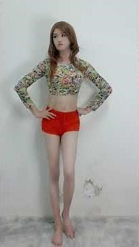 Unleashing Individuality: Crossdressing with an Orange Swimsuit and Patterns