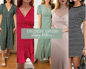Dress Sewing Patterns Wrap Dress Pattern Maxi Dress Sewing Pattern Mini Dress Pattern Midi Dress Sewing Pattern Slip Dress Pattern PDF Women - Etsy