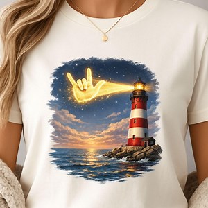 ASL I Love You Hand Lighthouse PNG, Deaf Awareness Art (digital Download) - Etsy Canada