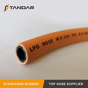 [Hot Item] Low Temperature Flexible Rubber Coleman Propane Tank Adapter LPG Gas Flex Hoses and Fittings
