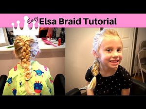 ELSA'S Textured French Braid Tutorial || Easy Hairstyle || Perfect to Wear to Disneyland ✩