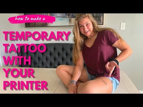 DIY Temporary Tattoo with a Printer