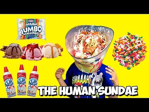 World's Largest Ice Cream Sundae | The HUMAN SUNDAE CHALLENGE