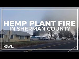 Hemp plant fire in Grass Valley prompts evacuations