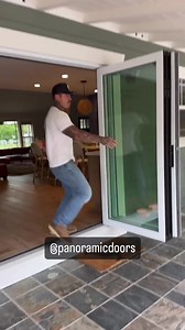 Slide-Pivot-Stack with our distinctive Panoramic sliding doors👇 ✅ Hingeless Design ✅ Configured Panels ✅ Luxurious Functionality Panoramic Doors™ - Made In The USA 🇺🇸 Click the link below to get your quote today!👇 | Panoramic Doors