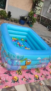 Family Swimming Pool Brand: Fangda, China Application: Kids and Adult both (4-5 Person) Cm Size: Length 180 cm, Wide 140 cm, High 60 cm Inch Size: Length 70 inch, Wide 55 inch, High 24 inch With Free: Pumper & 20 Pcs Colorful Ball | Swimming Pool Bangladesh