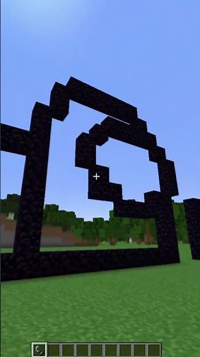 (Minecraft) MİNECRAFT EXTREME NETHER PORTAL 😱 - #shorts #minecraft #memes