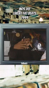 4K views · 438 reactions | Another clip of Mos Def freestyling at Fat Beats NY in 1999 with Sebb Bash on the wheels. | Fat Beats | Facebook