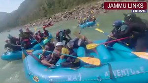 19K views · 106 reactions | A video of a shocking altercation that erupted among tourists during river rafting in Rishikesh, Uttarakhand, is going viral on social media. It showed groups of tourists violently thrashing each other with paddles in the middle of the Ganga River. | Jammu Links News | Facebook